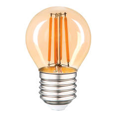 Лампочка Лампа светодиодная филаментная Thomson E27 7W 2400K шар прозрачная TH-B2126