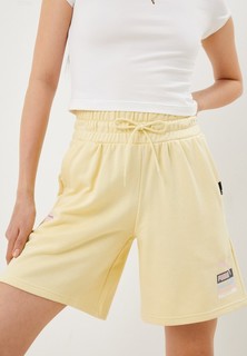 Шорты спортивные PUMA Brand Love High Waist Longline 8" Shorts