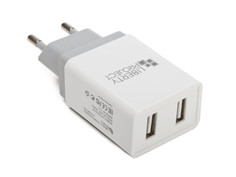 Зарядное устройство Liberty Project 2xUSB 2.1А Brick Series White 0L-00041910