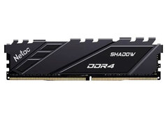 Модуль памяти Netac Shadow DDR4 DIMM 3200Mhz PC25600 CL16 - 8Gb Grey NTSDD4P32SP-08E