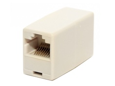 Адаптер Orient C87 RJ45-RJ45 для соединения кабелей Cat.5e 31138