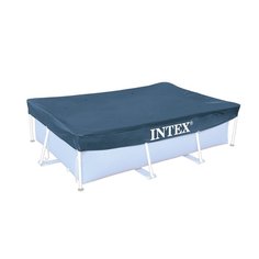 Тент 200х300 см, прямоугольный, для каркасного бассейна, высота 20 см, Intex, 28038