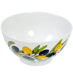 Пиала фарфор, круглая, 0.37 л, Оливки, 068902/094052/039302