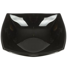 Салатник стекло, квадратный, 14 см, Quadrato Black, Luminarc, H3669, черный