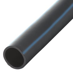 ПНД труба d32х3 мм, питьевая с синей полосой, утолщенная, 100 м, Cyklon, ПЭ100