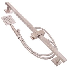 Лейка для душа, нержавеющая сталь, со стойкой и шлангом, Frap, F8017