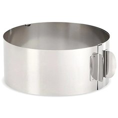 Форма для выпечки сталь, 30х30 см, круглая, регулируемая, Мультидом, AN8-25