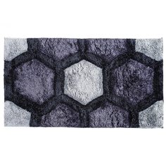 Ковер интерьерный 1.2х1.75 м, Silvano, Шегги, прямоугольный, серый, PSR-7101