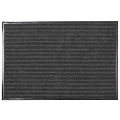 Коврик придверный, 120х180 см, прямоугольный, резина, с ковролином, серый, Floor mat, XTL- 7003