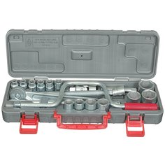 Набор слесарных инструментов НИЗ, 2761-30, 6-гранные, кейс, 19 предметов