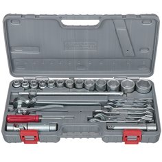 Набор слесарных инструментов НИЗ, Автомобилист, 57092025, 6-гранные, кейс, 26 предметов