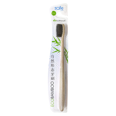 Зубная щетка ECO BAMBOO с ручкой из соломы пшеницы средняя Smile Care