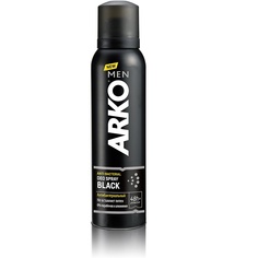 Антибактериальный дезодорант спрей для мужчин Black 150 МЛ Arko