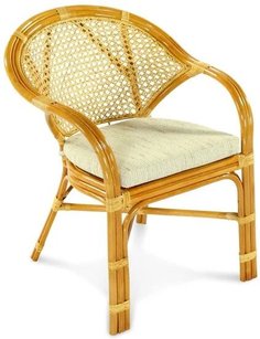 Кресло java-b (bigarden) коричневый 63x80x63 см.