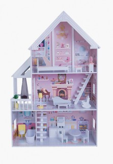 Набор игровой Paremo Деревянный кукольный домик «Стейси Авенью» с мебелью 15 предметов