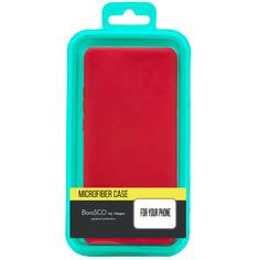 Чехол BoraSCO Microfiber Case для Samsung Galaxy S21FE красный
