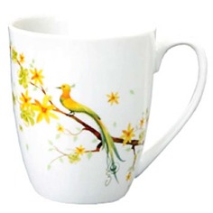 Кружки кружка DOMENIK Paradise bird, 360 мл, фарфор