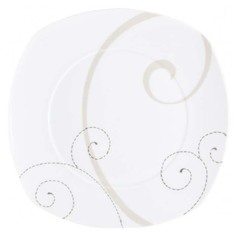 Тарелки тарелка обеденная DOMENIK Caress Modern, 26см, фарфор