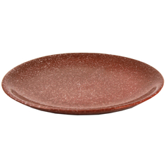 Тарелки тарелка ЛОМОНОСОВСКАЯ КЕРАМИКА Мрамор коричневый 24см большая керамика