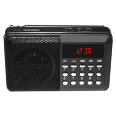 Радиоприемники радиоприемник TELEFUNKEN TF-1667 USB/Micro SD черный