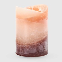 Свеча декоративная Boltze Gradienta розово-бордовая, 10х7 см