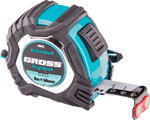 Рулетка Gross 32572 Magnetisch, 5м х 25мм, обрезин. корпус,автоматич. фиксация, нейлон. покр.,магн.зацеп