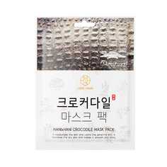 Тканевая маска c экстрактом крокодильего жира Han Ix Hani