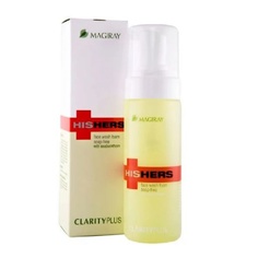 HIS&HERS: КЛЭРИТИПЛЮС очищающая пена 150 МЛ Magiray