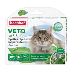 Капли «Био» от блох и клещей для кошек 0.00078 МЛ Beaphar