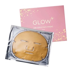 Гидрогелевая маска (патч) для лица с коллагеном Glow 24K Gold Care