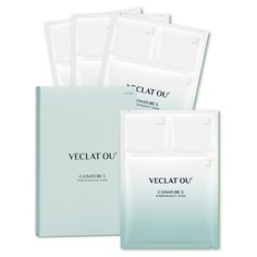Трехэтапная тканевая маска для лица с витамином С и гиалуроновой кислотой Veclat OU'