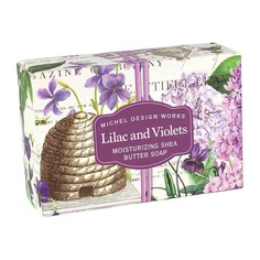 MICHEL DESIGN WORKS Мыло в подарочной коробке Сирень и Фиалки