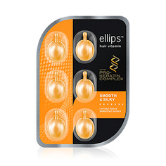 Hair Vitamin Smooth&Silky. Масло для увлажнения, восстановления волос 6 МЛ Ellips