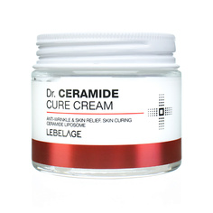 Крем для лица с Керамидами Улучшающий рельеф кожи Dr. Ceramide Cure Cream 70 МЛ Lebelage