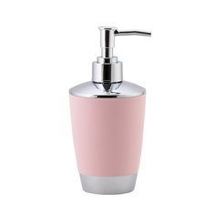 Дозатор жидкого мыла Альма розовый, пластик Swensa