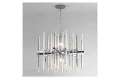 Подвесная люстра allure 1 (bogates) серебристый 45 см.