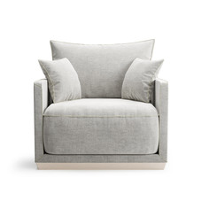 Кресло soho (the idea) серый 94x71x94 см.