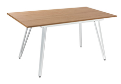 Стол обеденный раздвижной диего (r-home) коричневый 140x75x80 см.