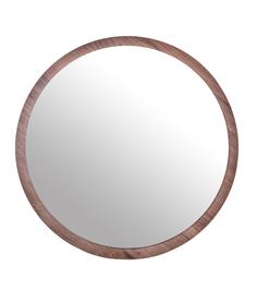 Зеркало круглое (r-home) коричневый 2 см.