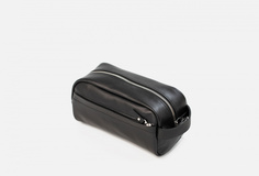 Несессер-сумка из натуральной кожи, чёрная Hard Craft