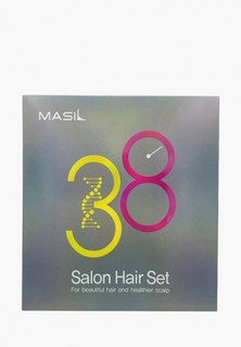 Набор для ухода за волосами Masil Salon Hair Set для восстановления волос с кератином и коллагеном (шампунь 300 мл, шампунь в саше 2*8 мл, маска 200 мл, маска в саше 2*8 мл)
