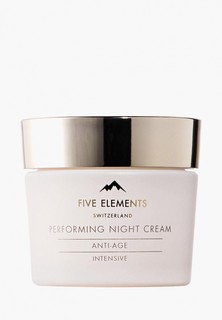 Крем для лица Five Elements ночной Performing Night Cream комплексное омоложение, 50 мл