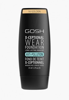 Тональный крем Gosh Gosh! X-Ceptional Wear устойчивый, 16 золотой, 35 мл