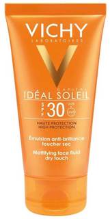 Матирующая эмульсия для жирной кожи DRY TOUCH IDEAL SOLEIL Vichy SPF 30, 50 мл