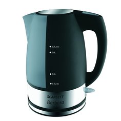 Чайник электрический Scarlett Sc-1020 2 2Л 2200Вт Черный (Пластик)