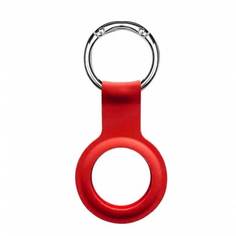 Чехол-брелок Devia Silicon Key Ring для AirTag - Red