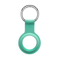 Чехол-брелок Devia Silicon Key Ring для AirTag - Green