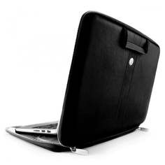 Чехол Cozistyle SmartSleeve Leather for Macbook 11"/12" Black (CLNR1109)