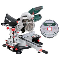 Электропилы торцовочные пила торцовочная METABO KGS 216 M Set 216х30мм