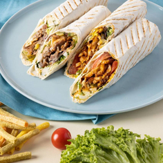 Шаурма из курицы Твой Дом на тарелке 230 г